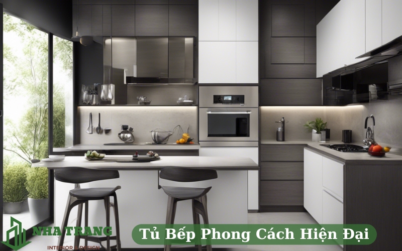 Tủ Bếp Phong Cách Hiện Đại