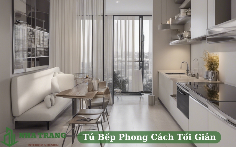 Tủ Bếp Phong Cách Tối Giản