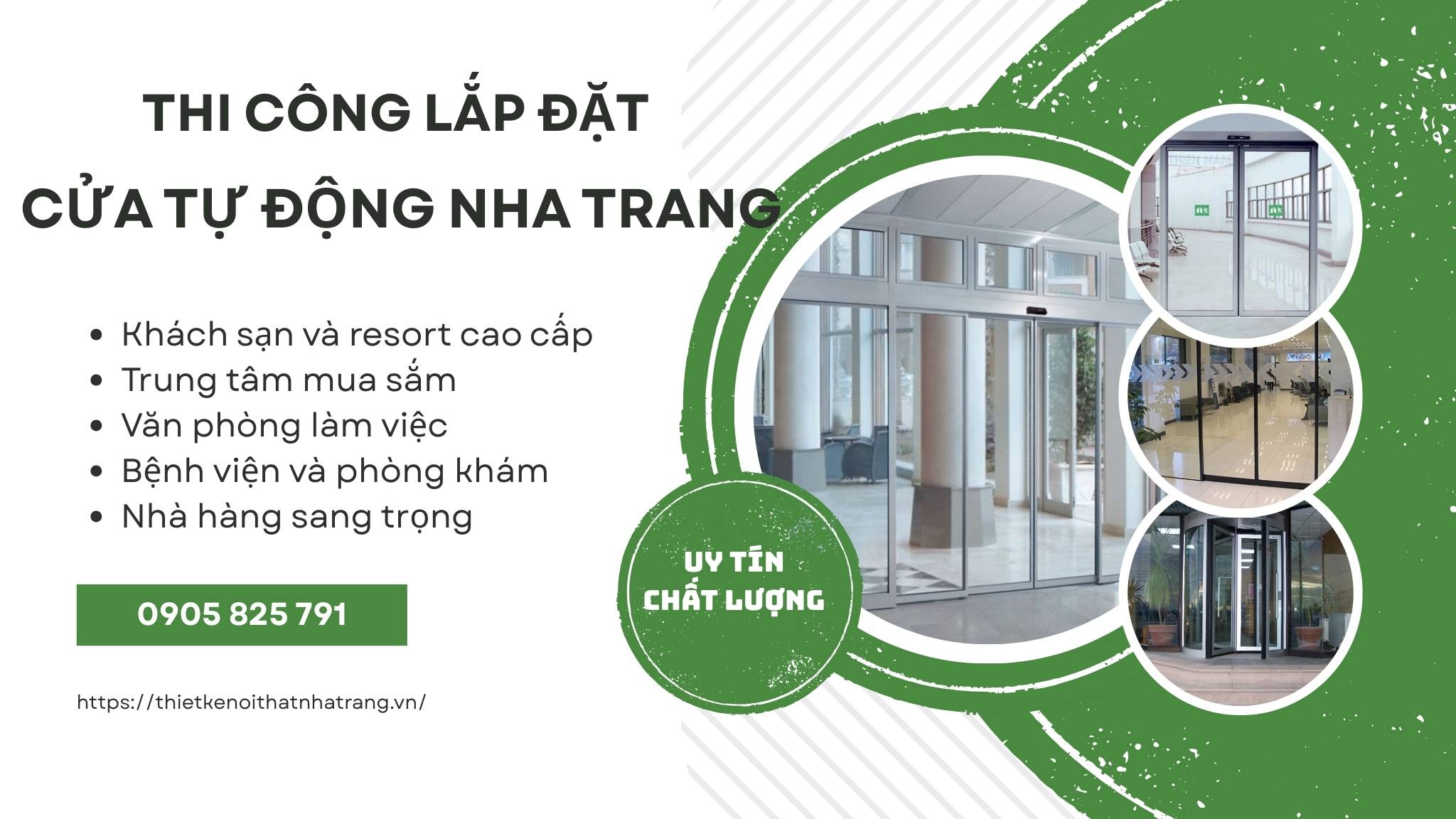 Thi Công Và Lắp Đặt Cửa Tự Động Nha Trang - Khánh Hoà